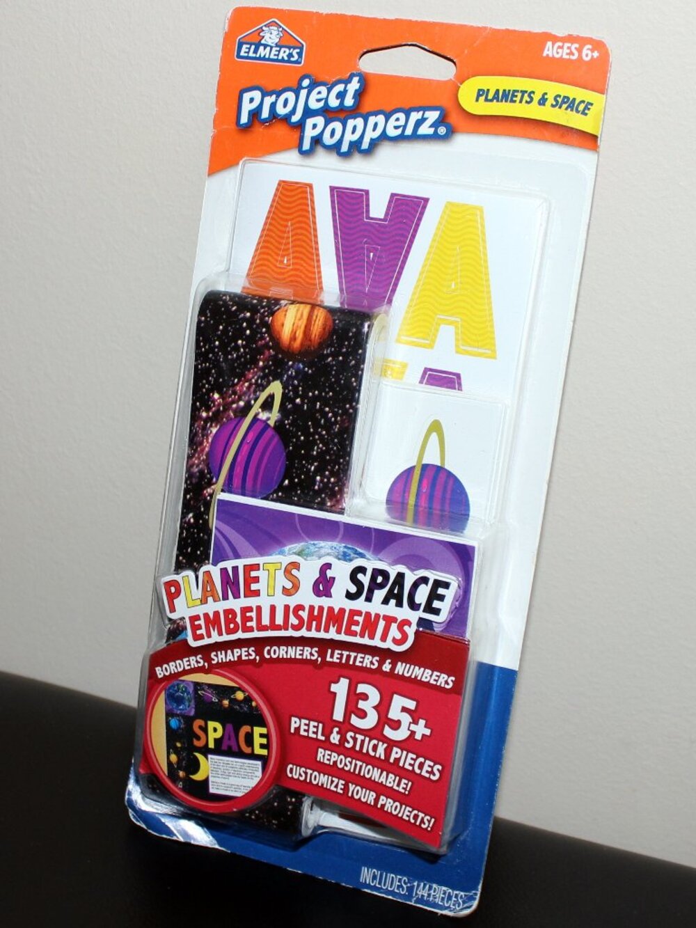 3/$28❤️Elmer’s 135+pc Project Popperz Planet Space Embellishments Border Corners